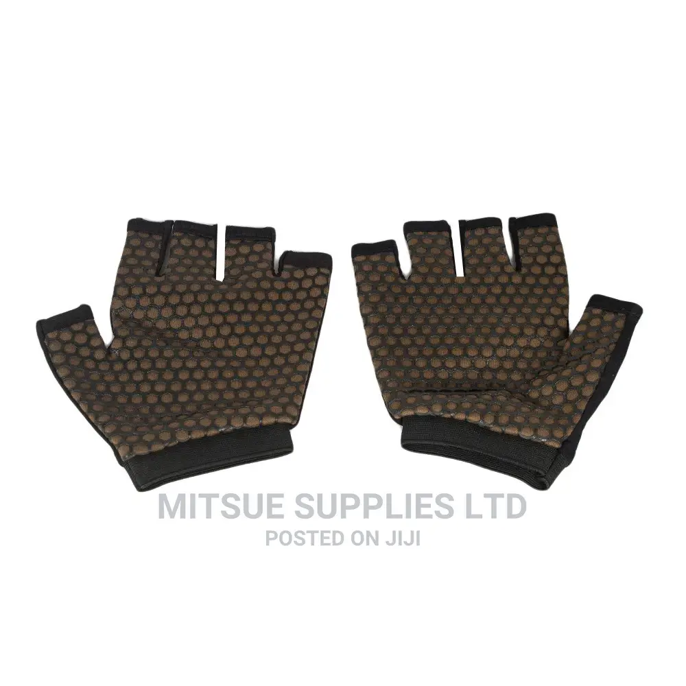 A Pair of Rugby Gloves Fingerless Grip