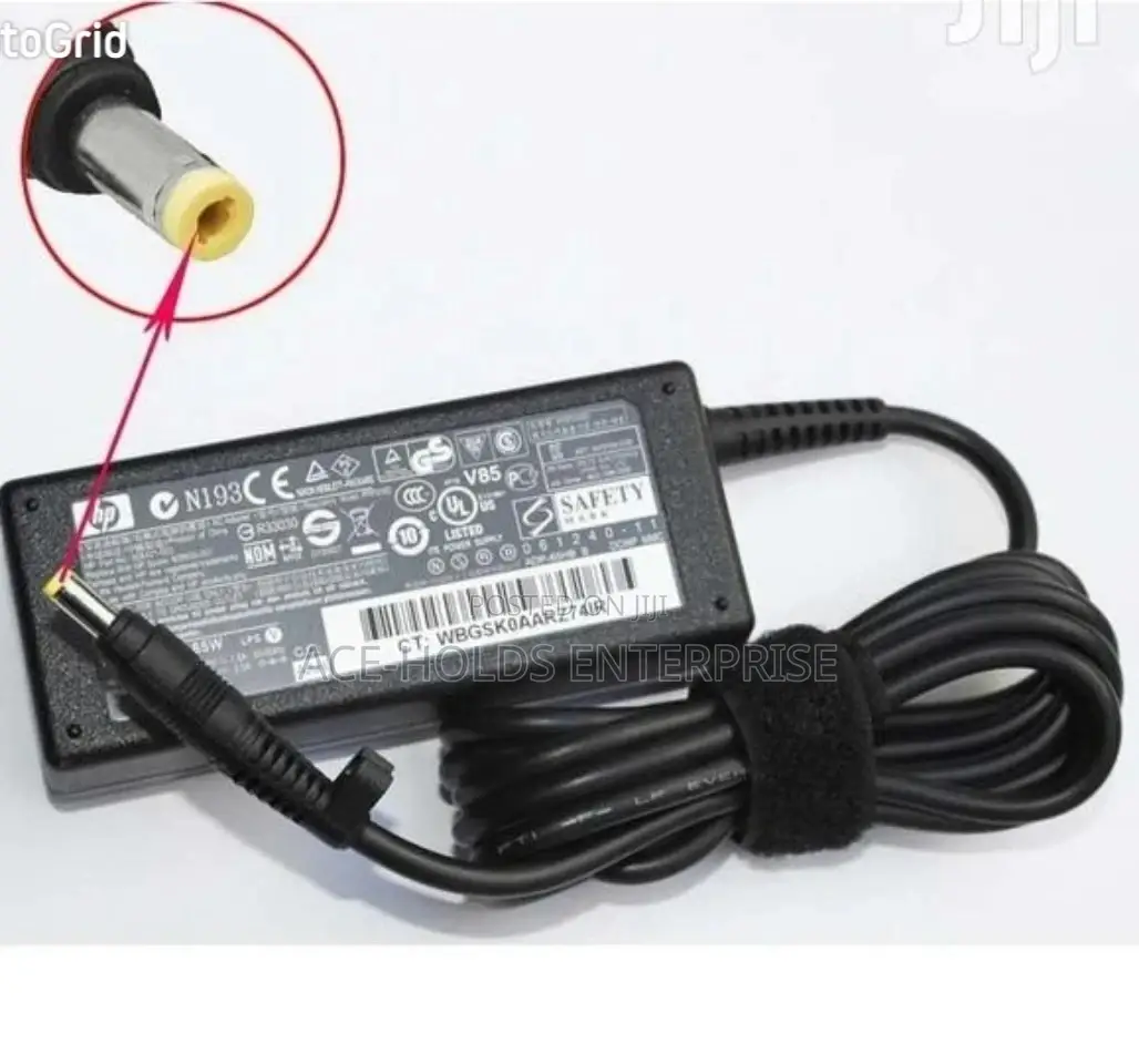 HP Yellow Pin 18.5v 3.5A Adapter/ Charger