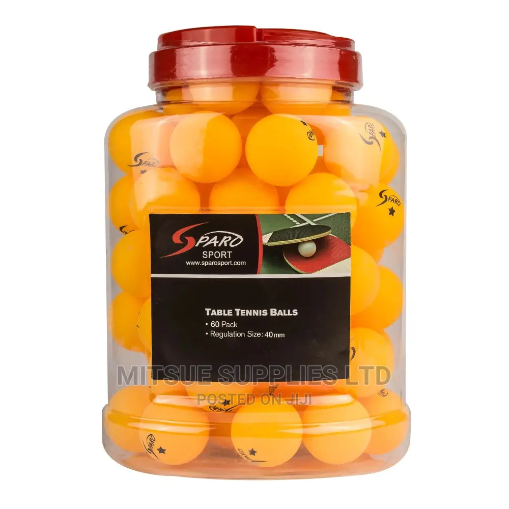 Sparo Table Tennis 1 Star 40MM (60 Ball) Orange