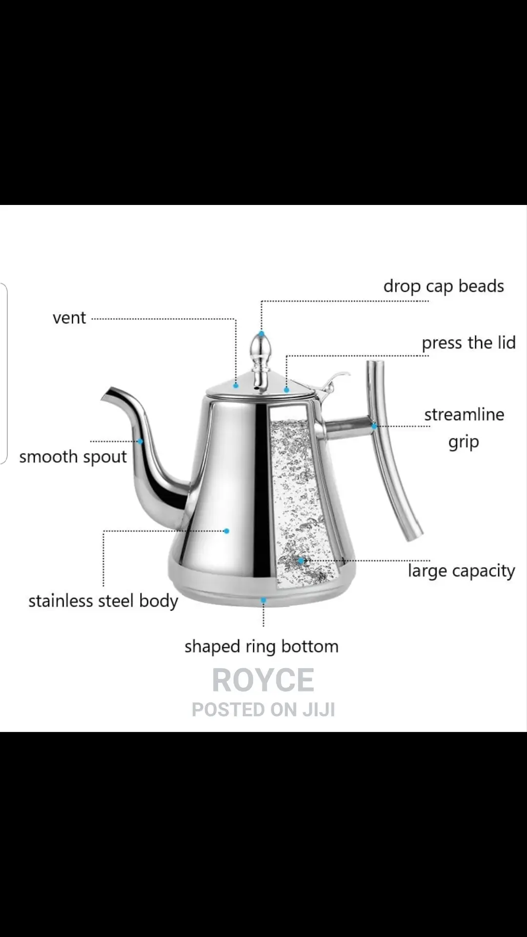 Stainless Steel Kettle With Filter _2L