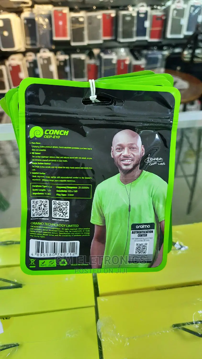 Oraimo Stereo Wired Earphones