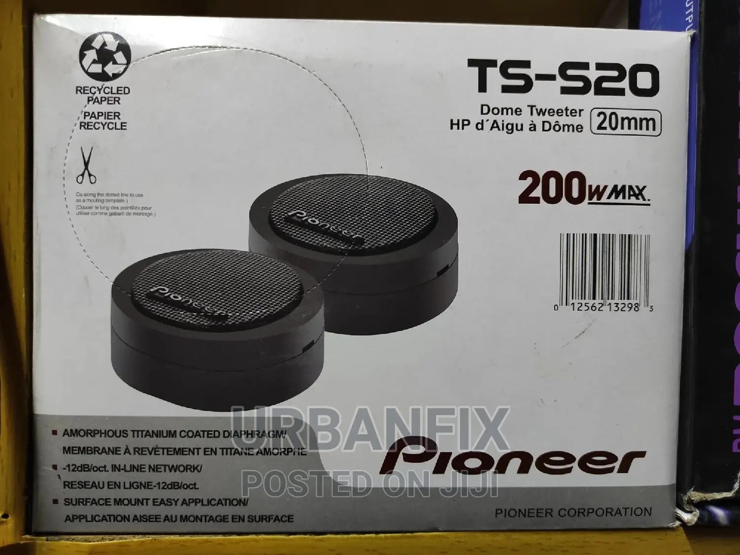 Powerful Pioneer TS-S20 Tweeters- A Pair
