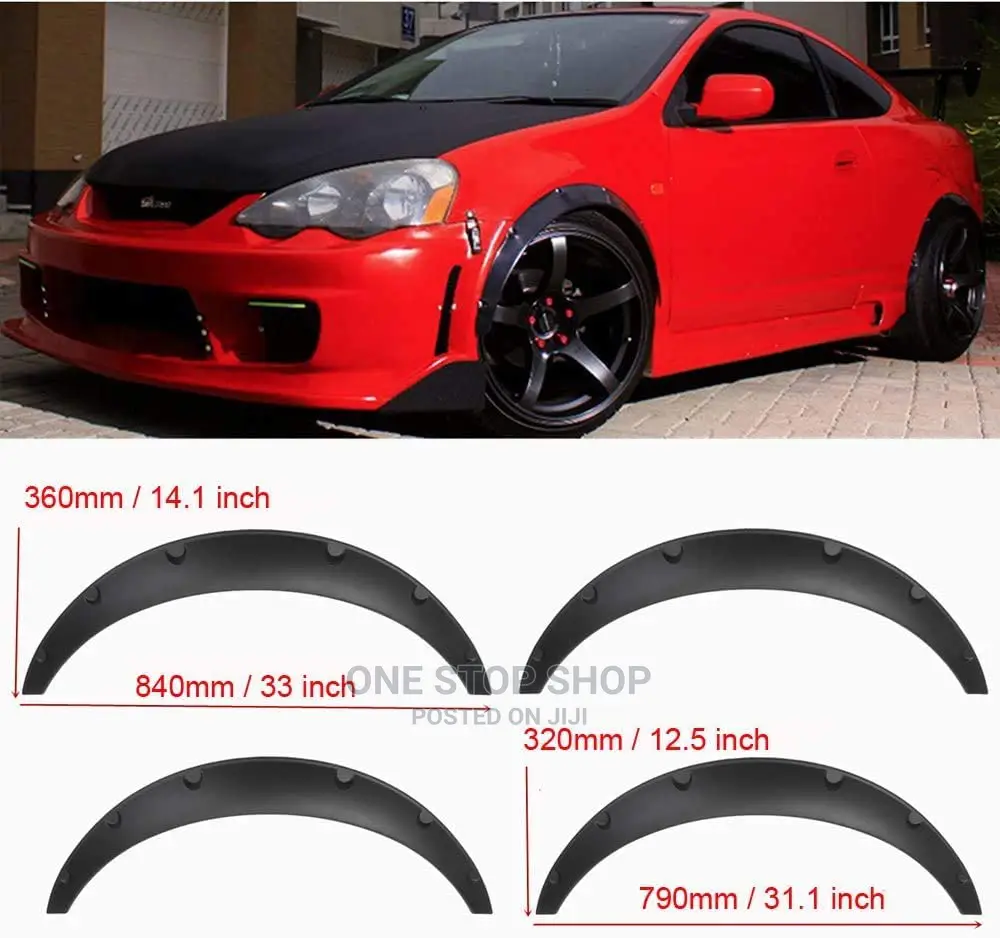Universal Fender Flares Over Wide Body Wheel Arches 4pcs