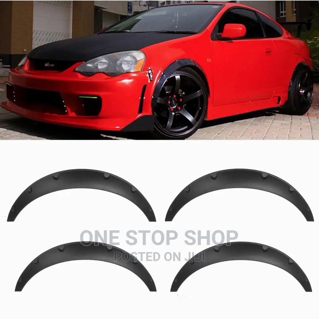 Universal Car Fender Flares 4pcs Flexible