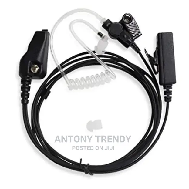 Acoustic Air Tube Fbi Style 2pin Walkie Talkie Headphone