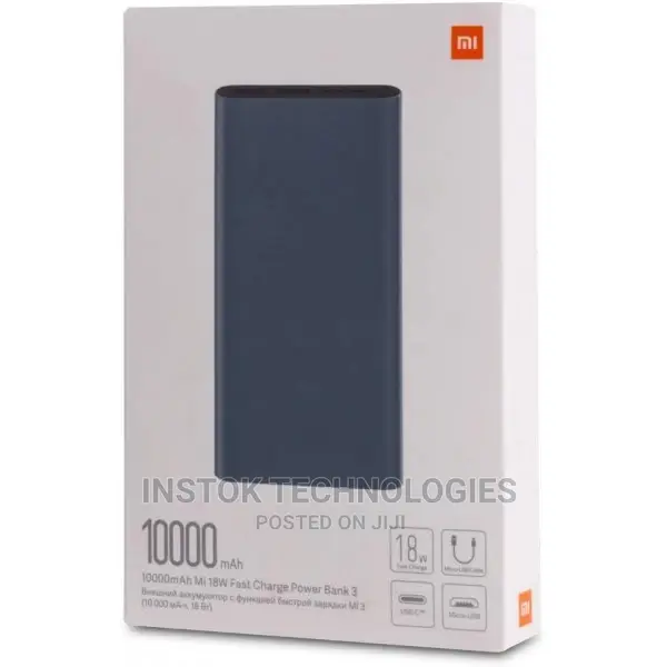 Xiaomi Mi 10000 Mah Powerbank 3 Quick Charge 18W Qc3.0 Usb-C