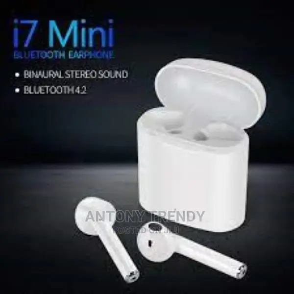White I7-TWS Earbuds