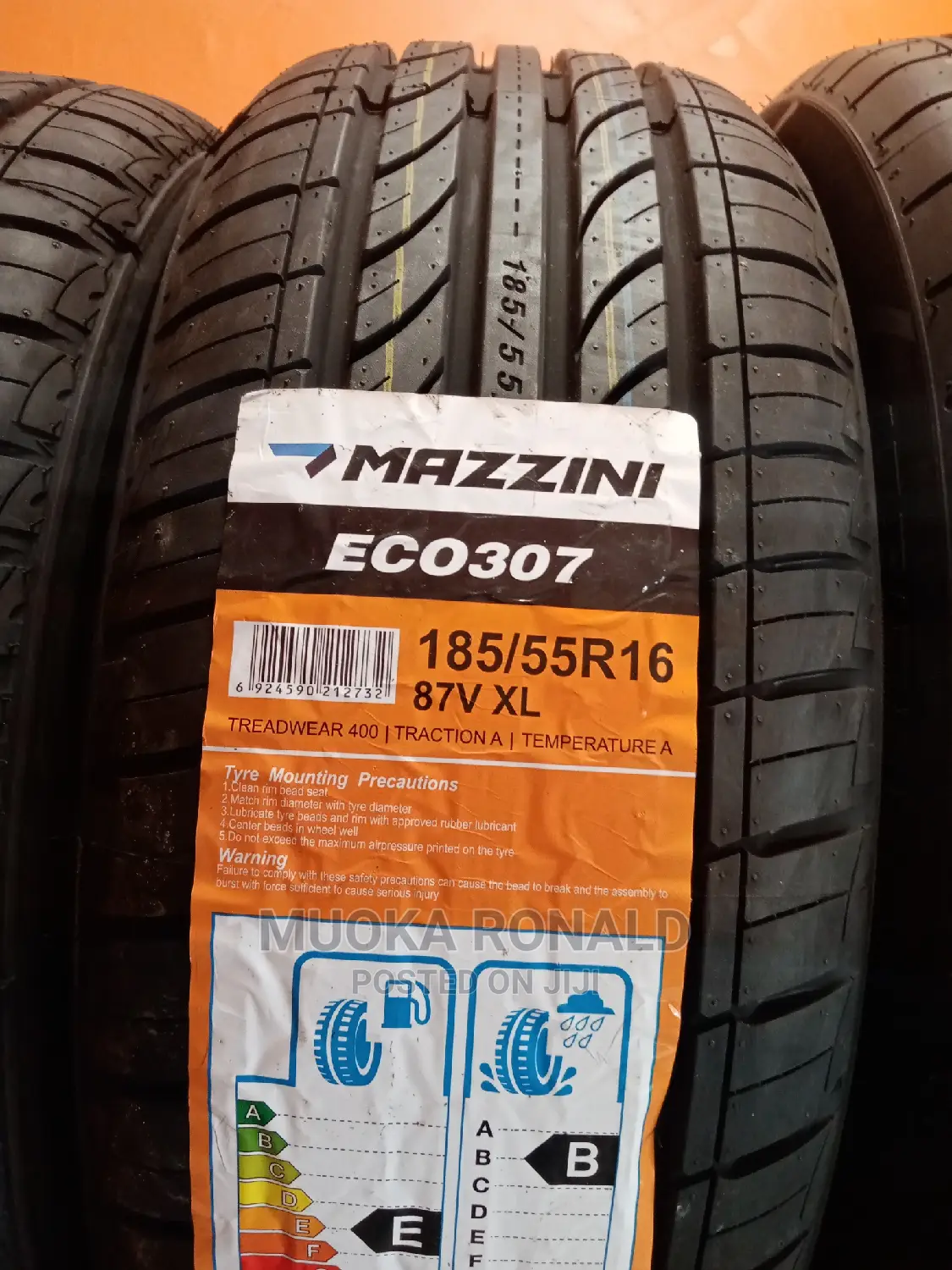 185/55r16 Mazzin Tyre