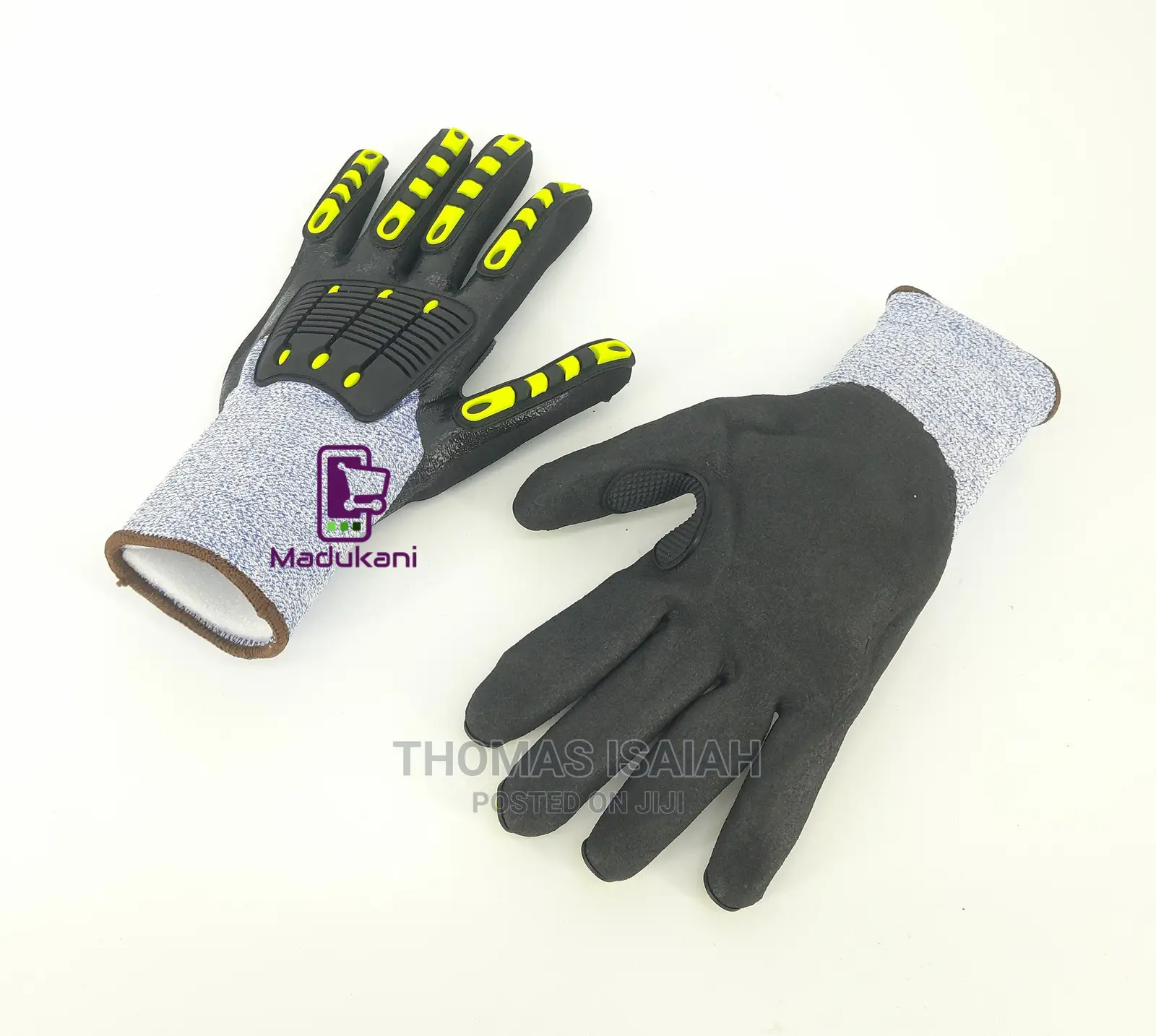 Super Grip, Impact Reducing, Cut Resistant Work Gloves