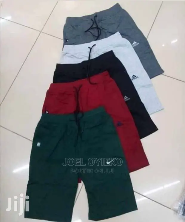 Sweatshorts, Sweatpants and Khaki Shorts.