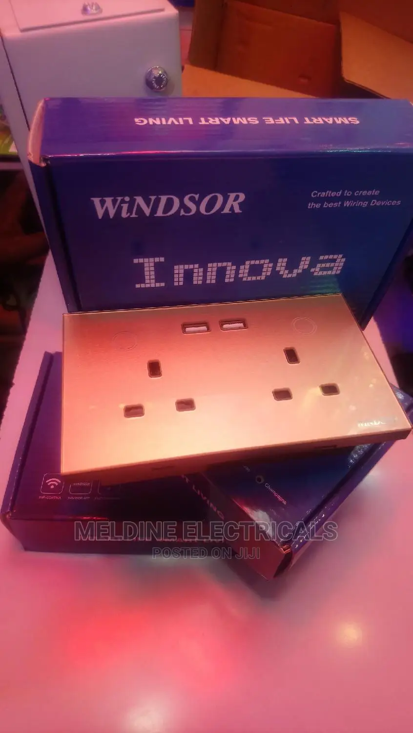 Touch Double Socket With USB Ports