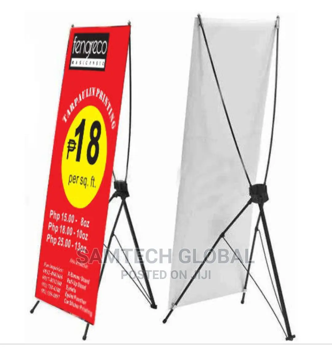 Dazzling X Banner Printing Full Color