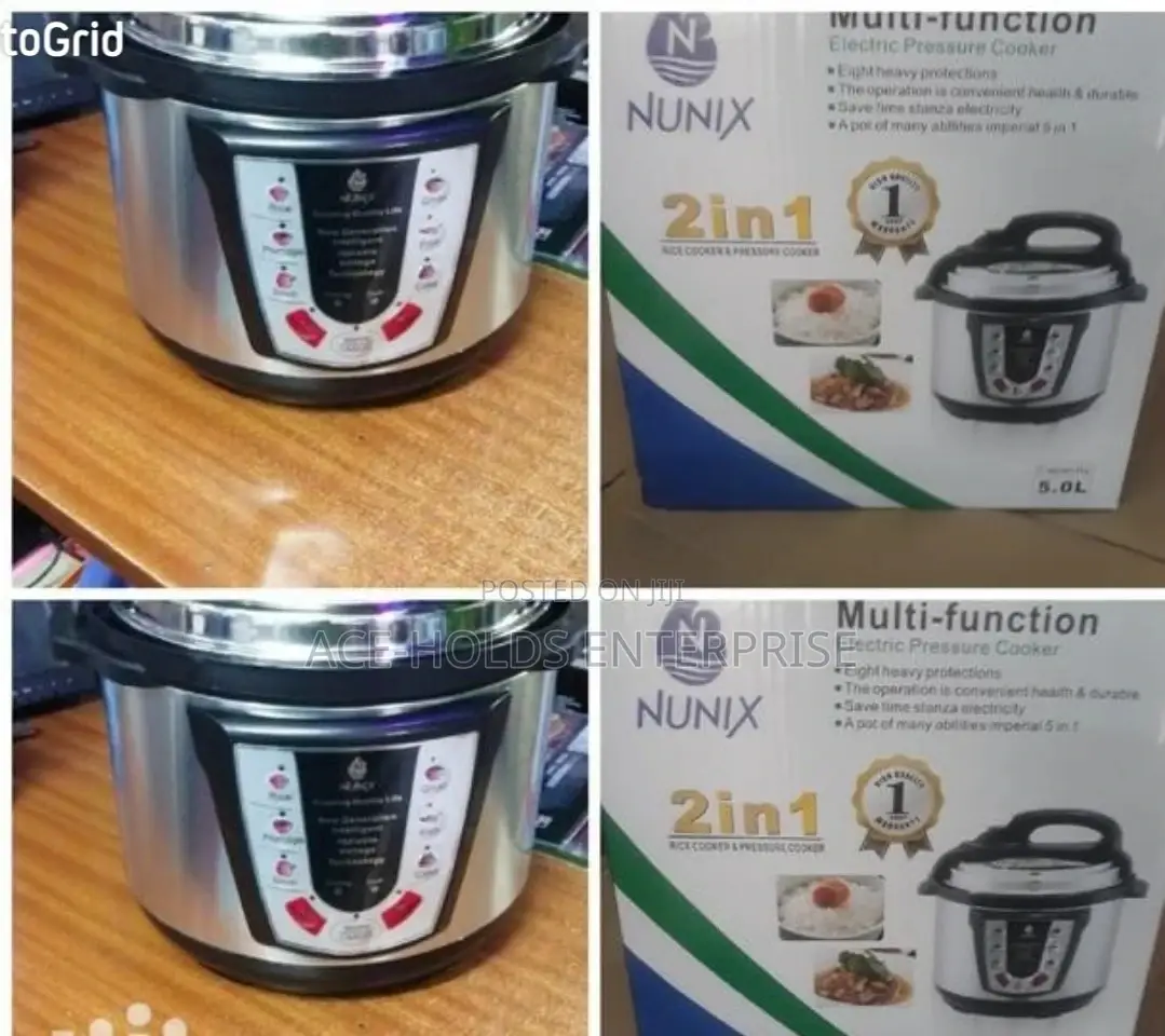 2 in 1 Nunix Rice Cooker and Pressure Cooker