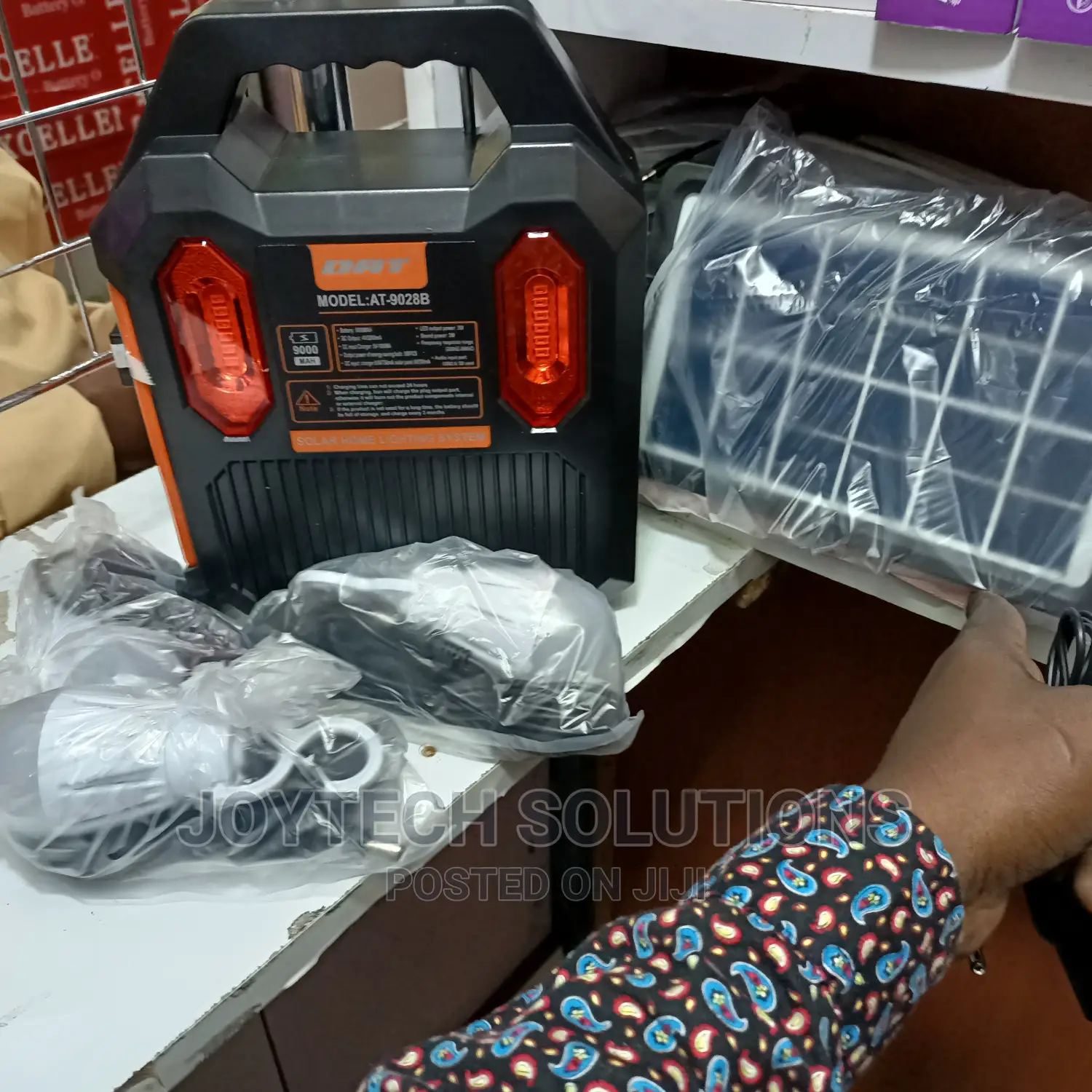 Dat Home Lighting System , Three Bulbs,Radio, Phone Chargers