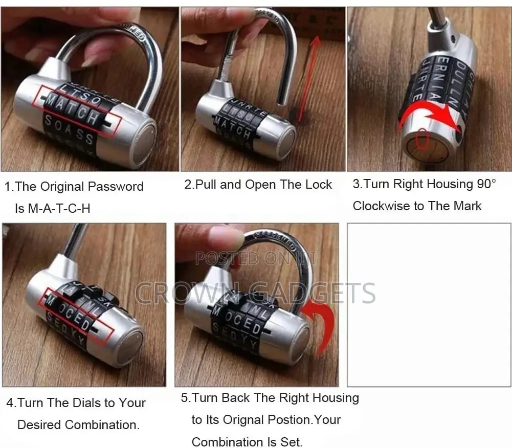 5 Letter Word Or Digit Lock