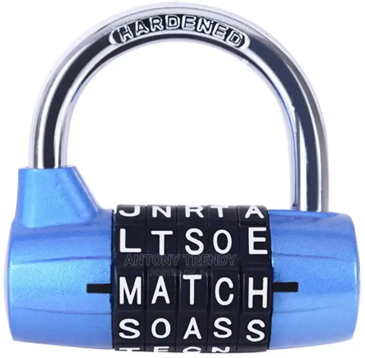 Unique 5 Digit Combination Padlock