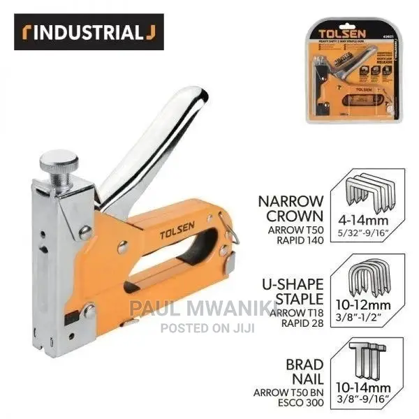 Heavy Duty 3 Way Staple Gun -