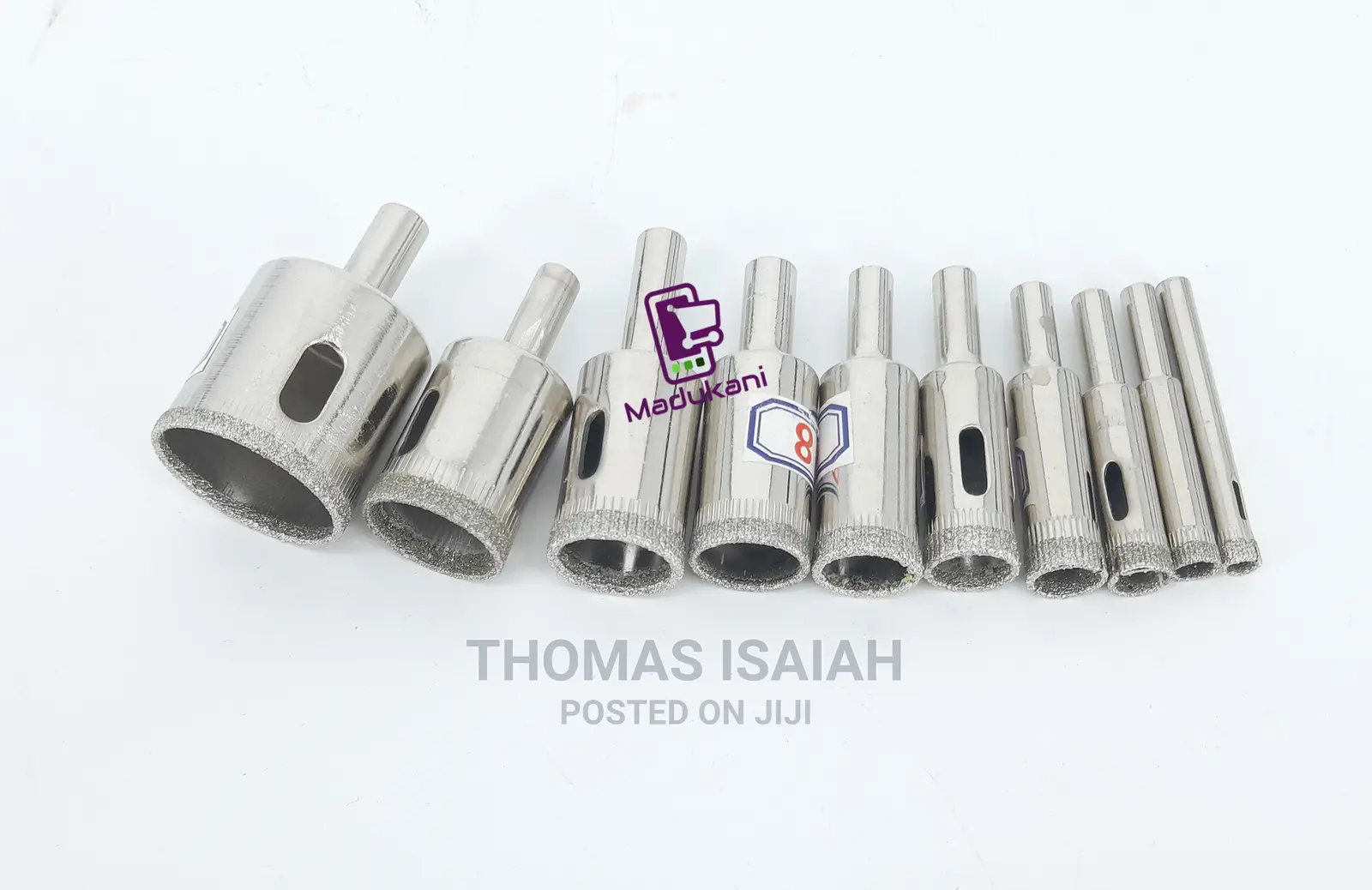 10pcs Diamond Hole Saw Set for Glass, Marble, Ceramic, Tiles