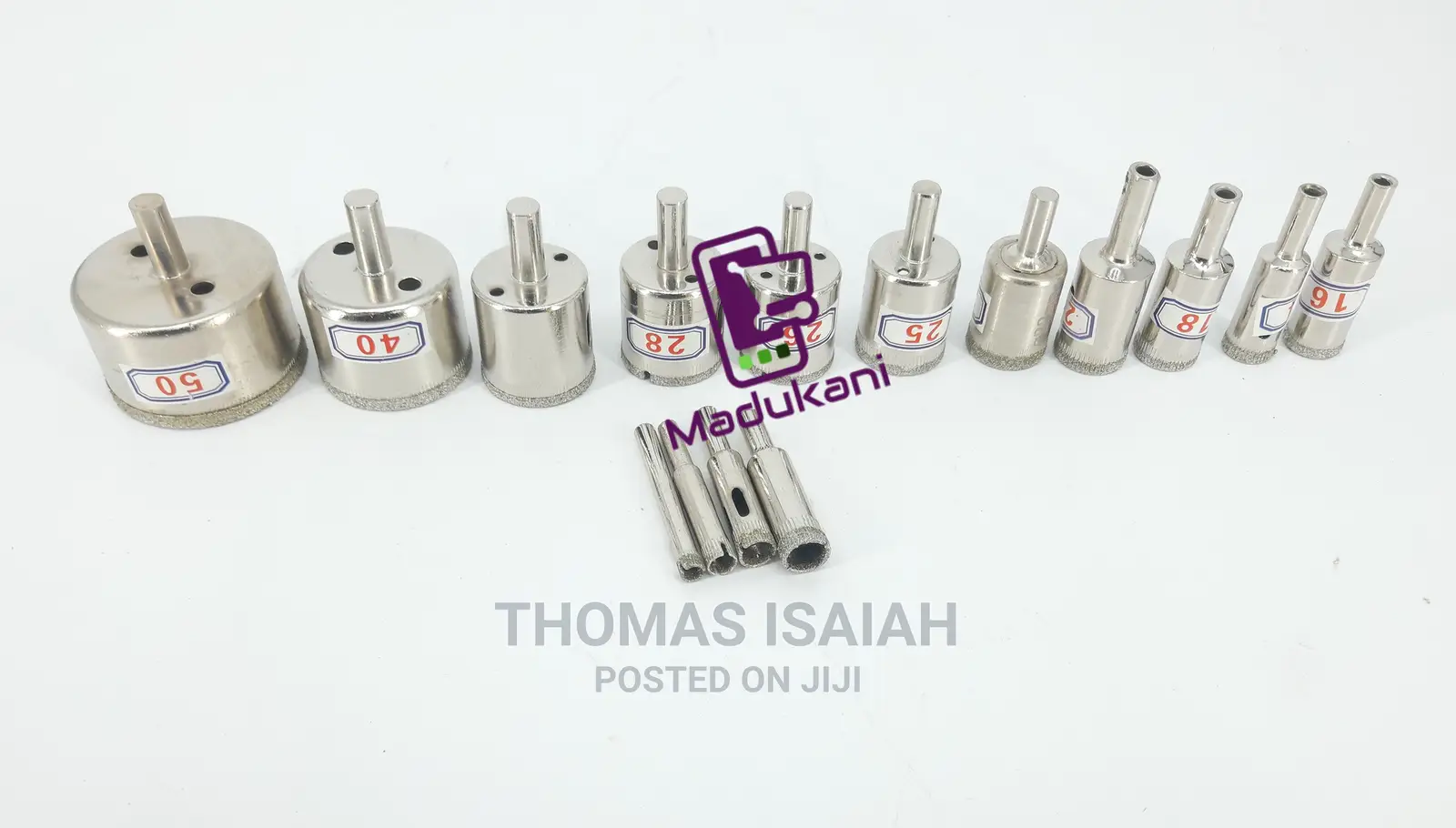 15PCS Diamond Hole Saw Set for Glass, Marble, Ceramic, Tiles