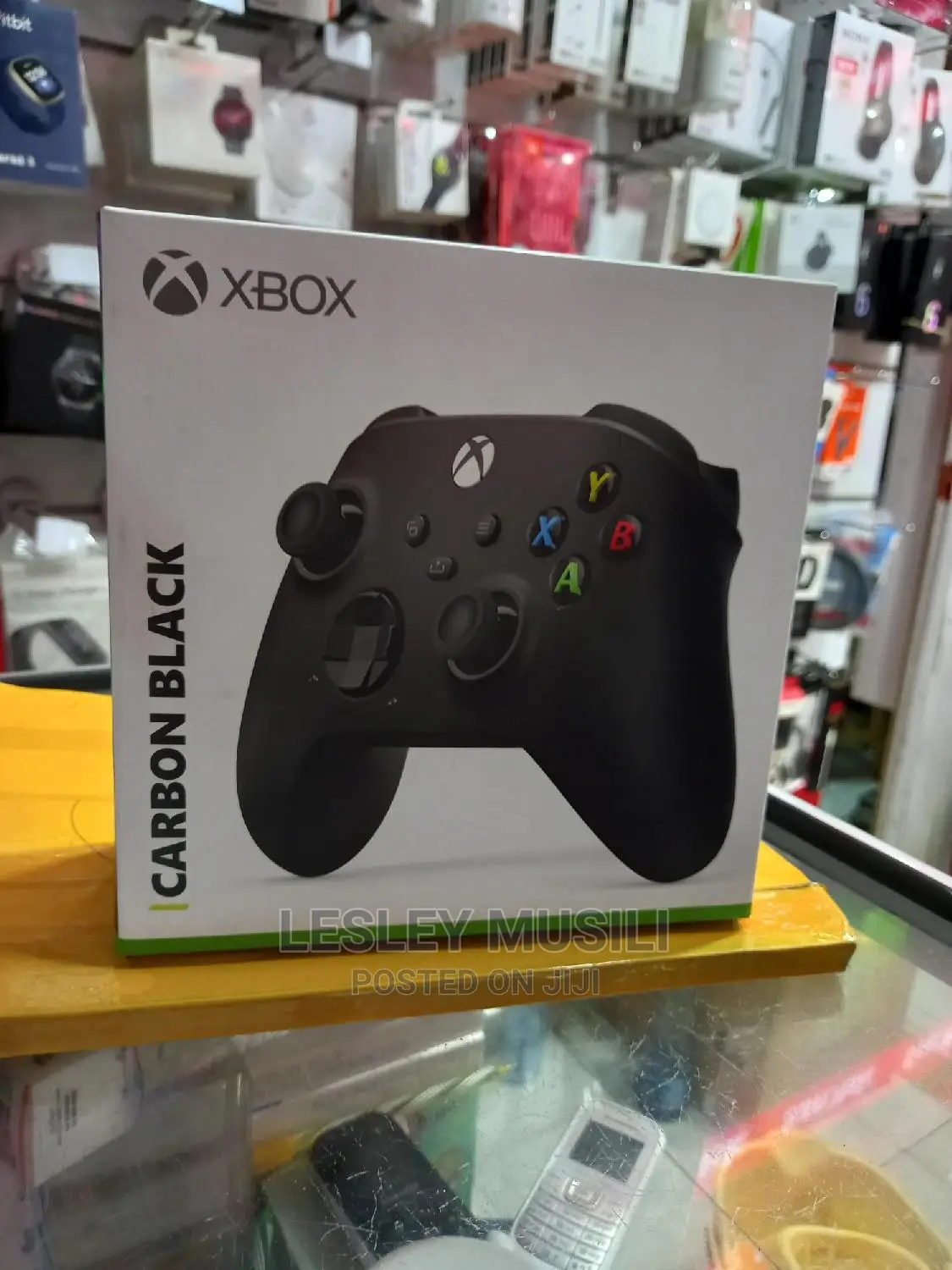 Carbon Black Xbox One S Gamepad