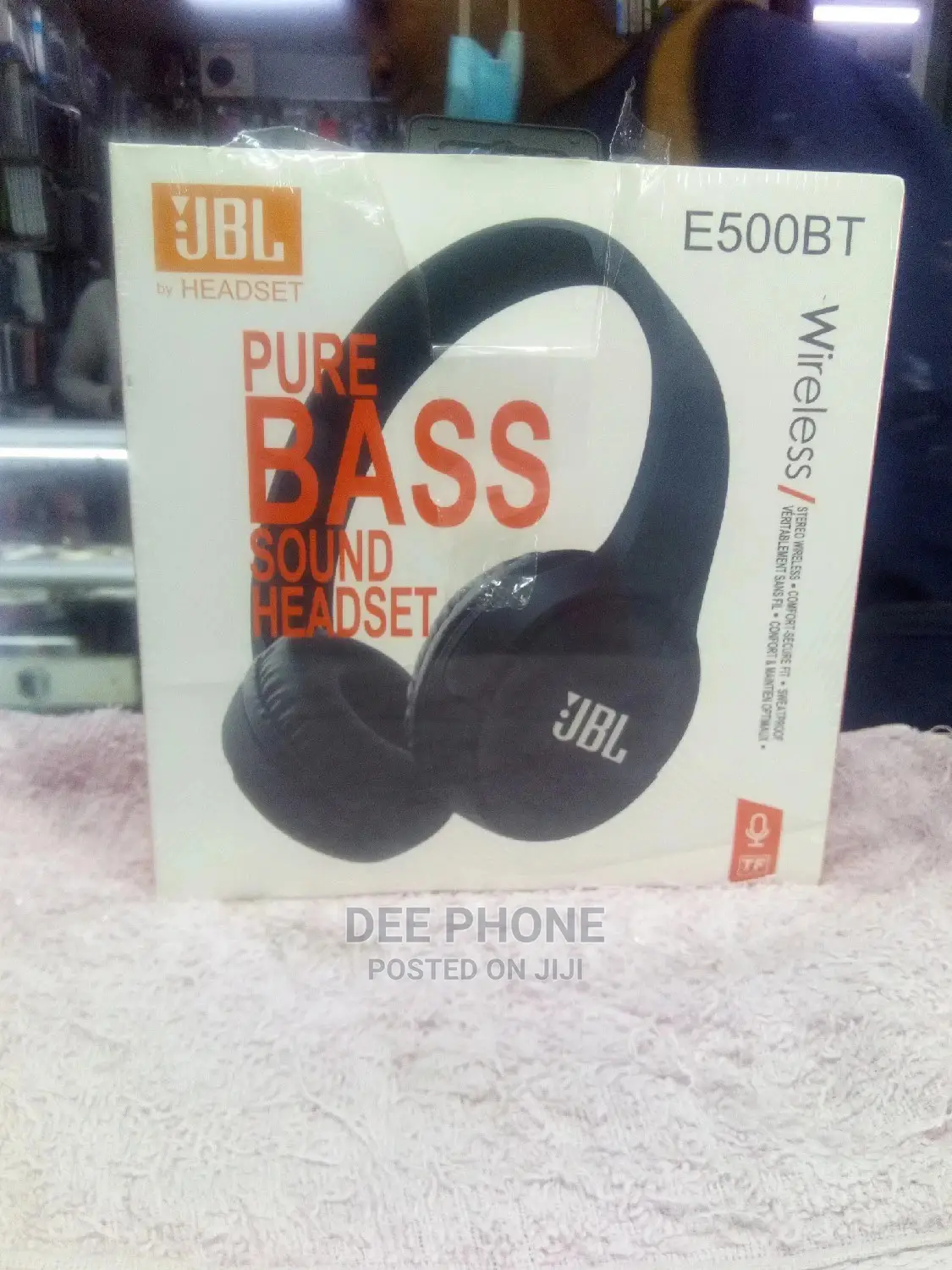 JBL Pure Bass Wireless Headphones