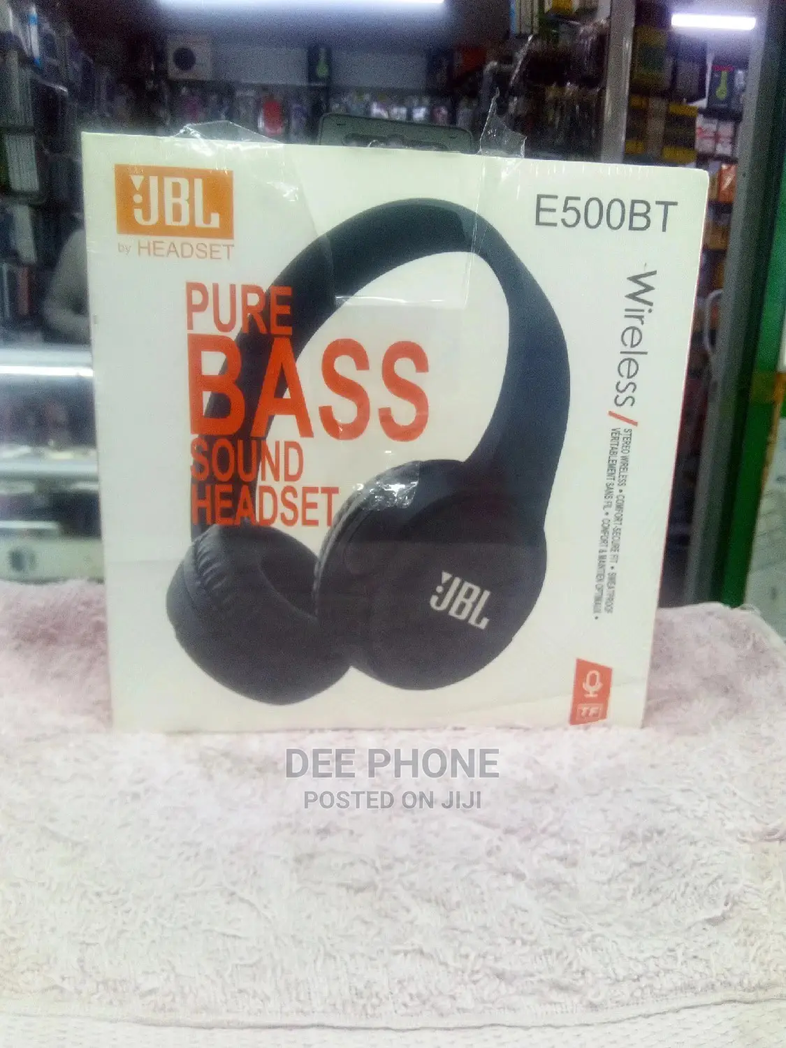 JBL Pure Bass Wireless Headphones