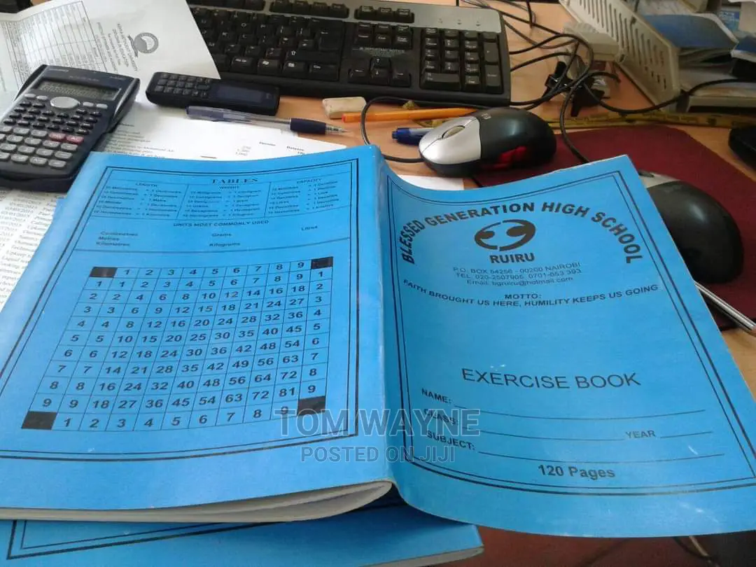 A5 Size Exercise Books Printing With School Logo and Name