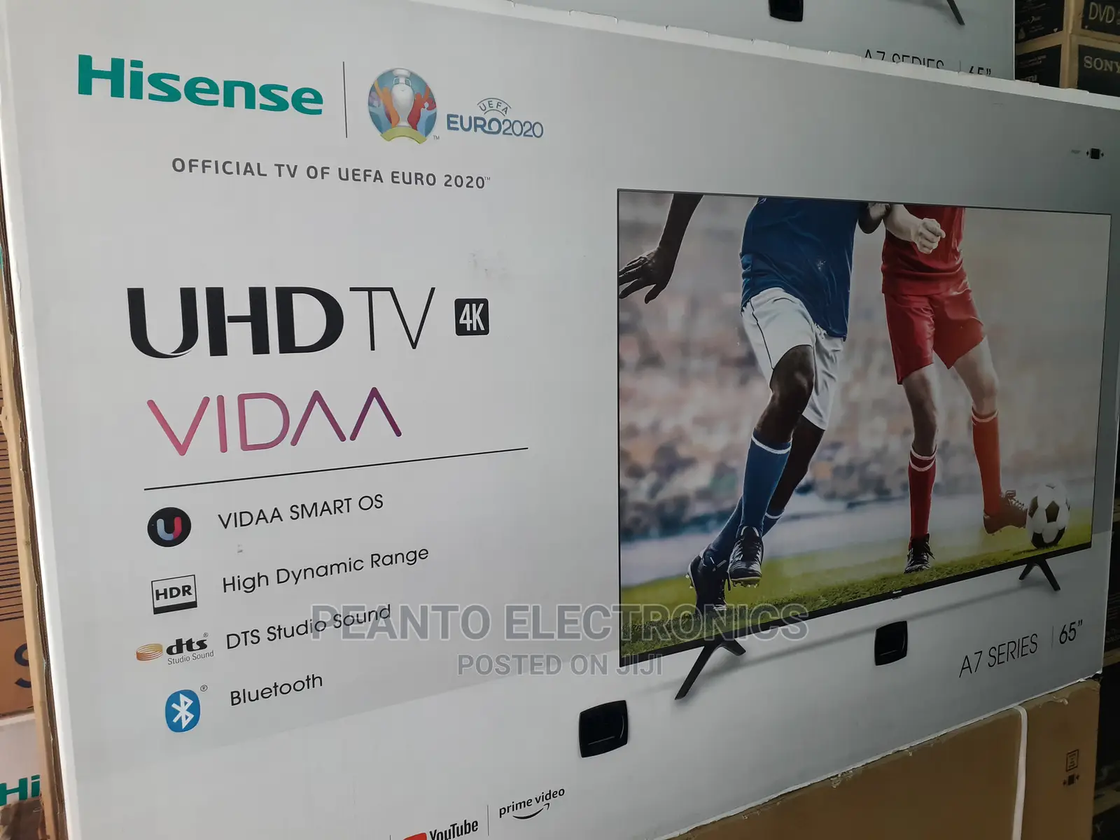 Hisense 65 Inch UHD Frameless Smart LED TV With Bluetooth