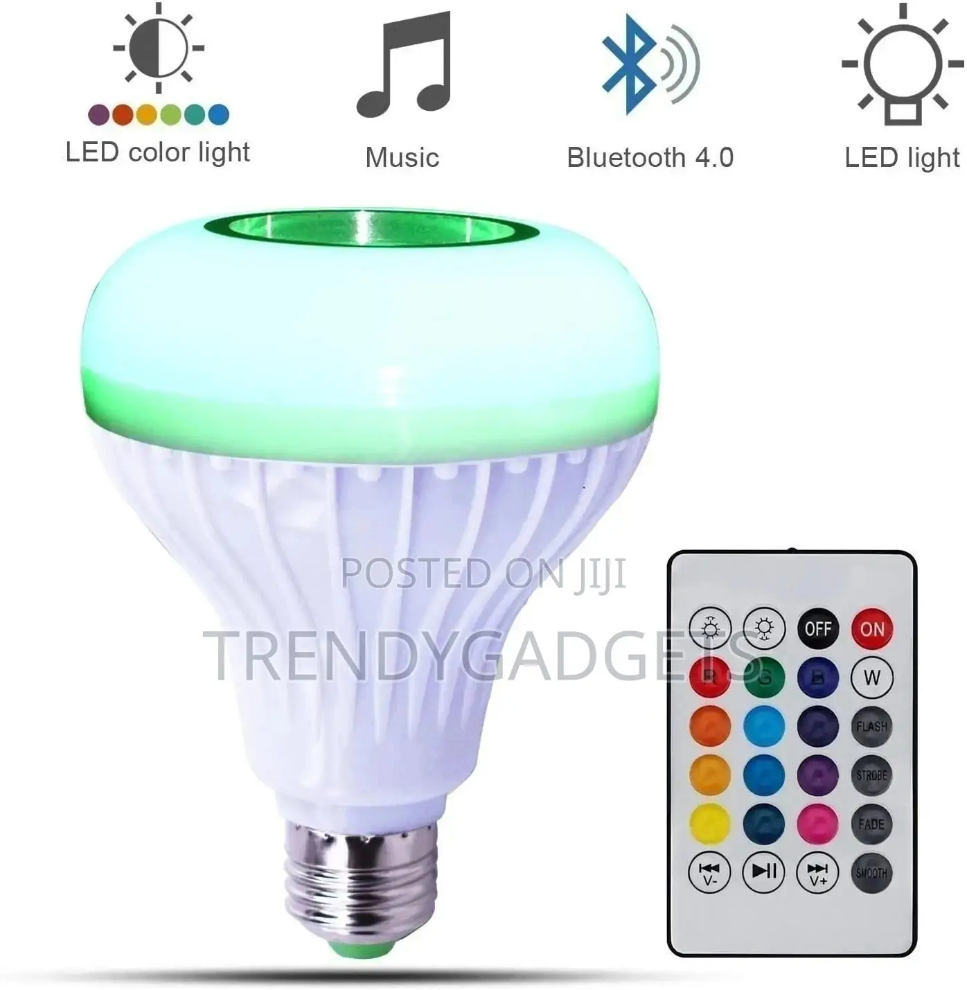 Plastic Made Led Bluetooth Music Bulb
