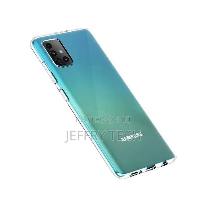 TPU Silicone Back Cover for Samsung Galaxy A71 - Transparent