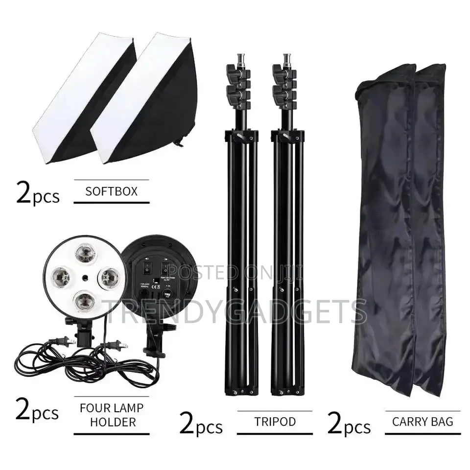 2 Pieces Umbrella Softbox Light