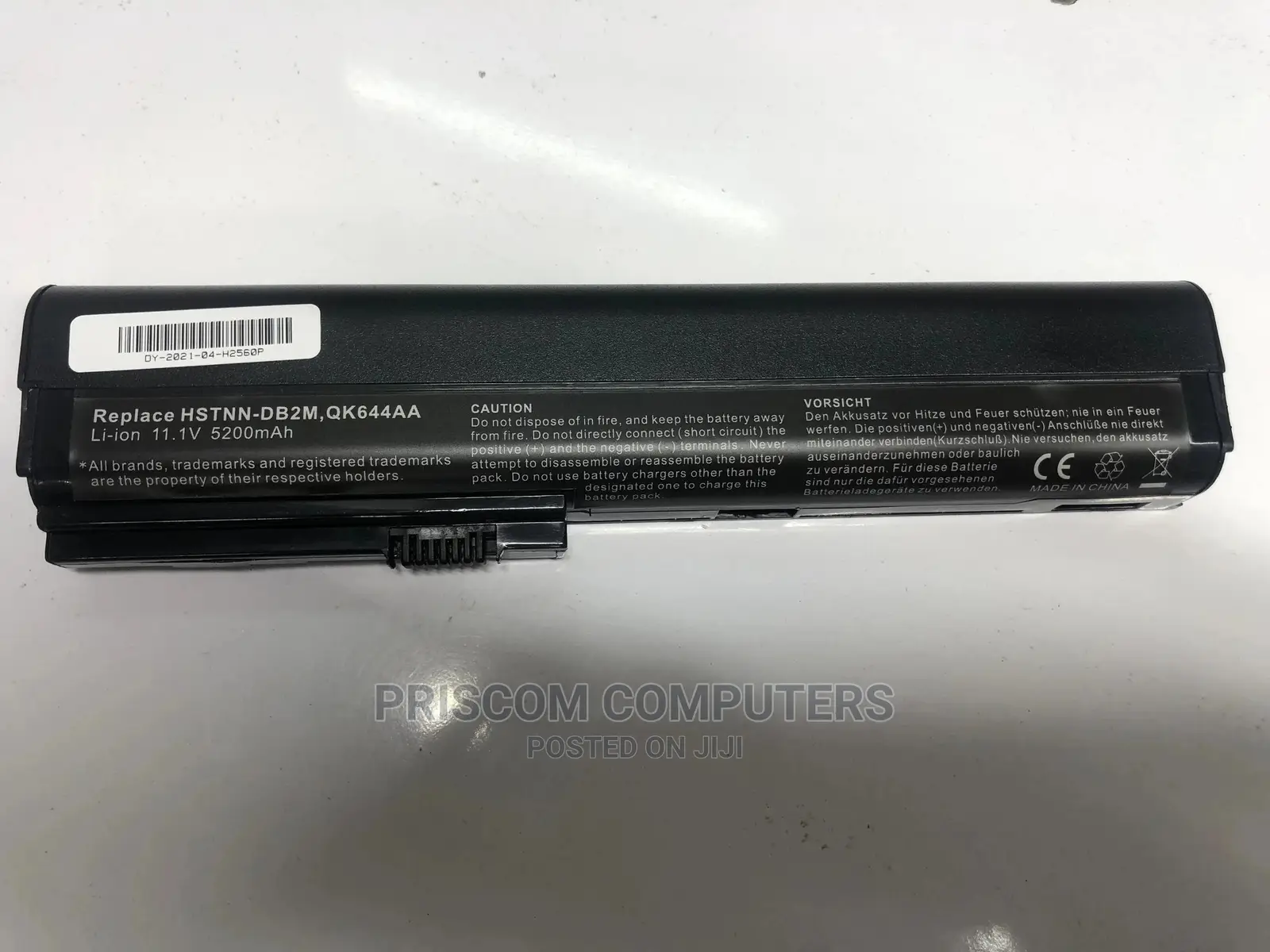Laptop Battery for Elitebook 2560p 2570p Series