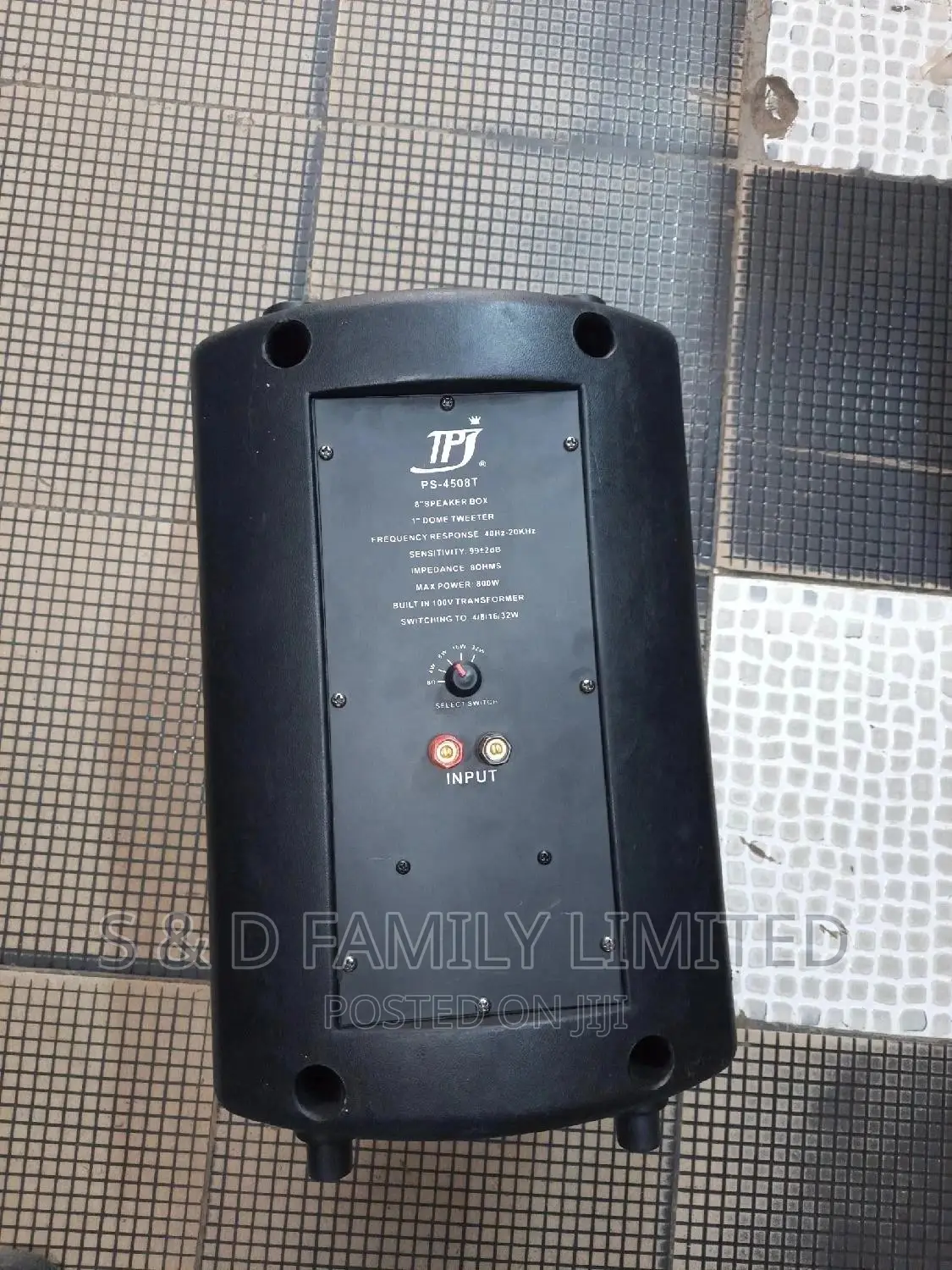 TPJ Column Speakers With Transformer