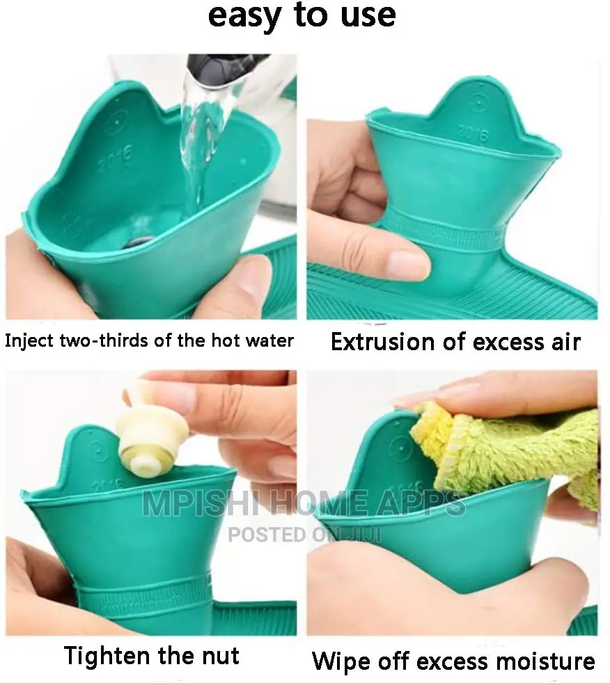 Rubber Hot Water Bottle 2L