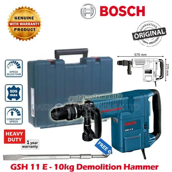 Demolition Hammer 1500W Gsh11e Bosch