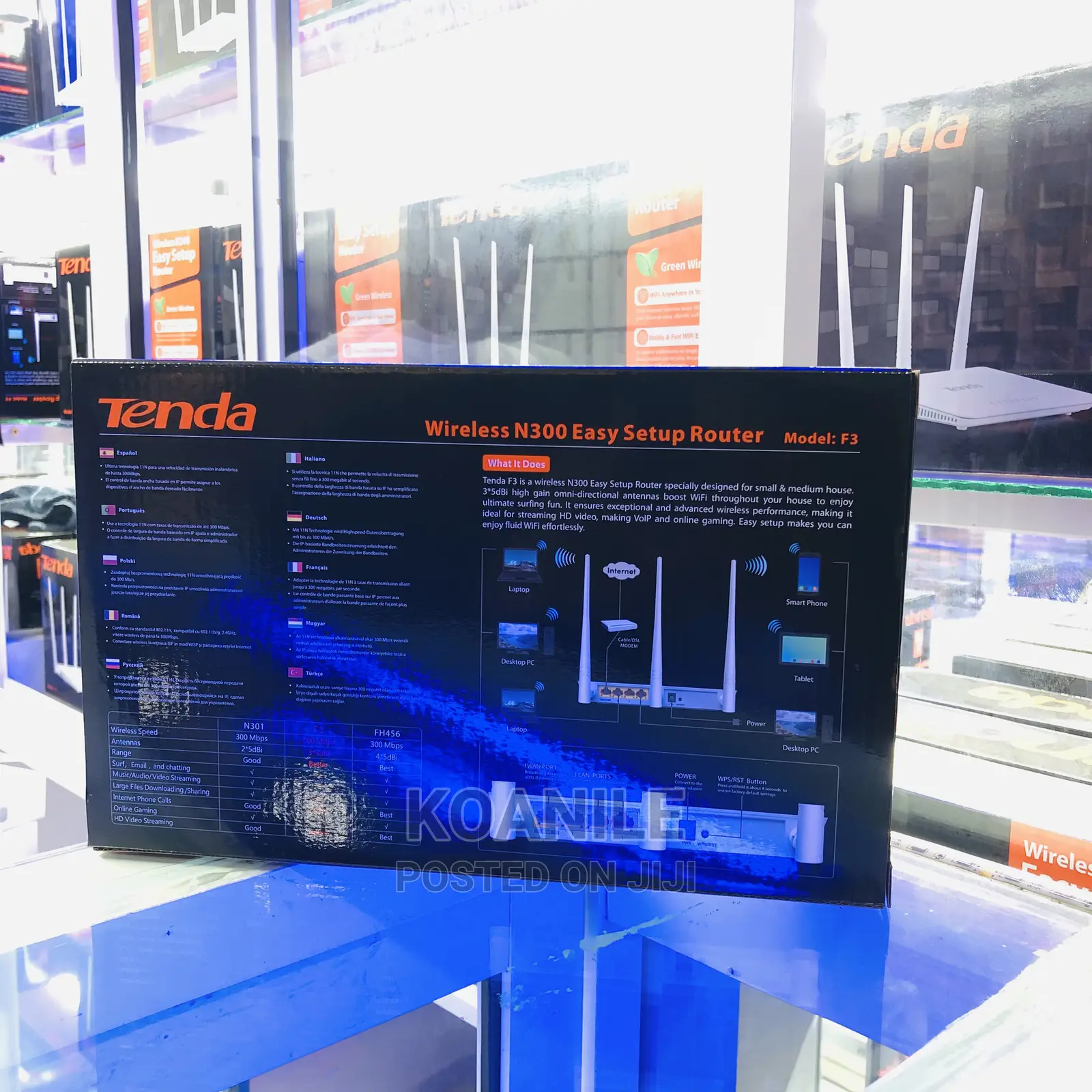 Tenda Wireless Router N300
