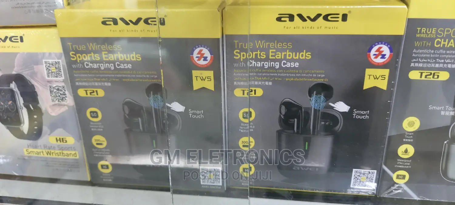 Awei T21 TWS Wireless Bluetooth 5.0 Mini Earbuds