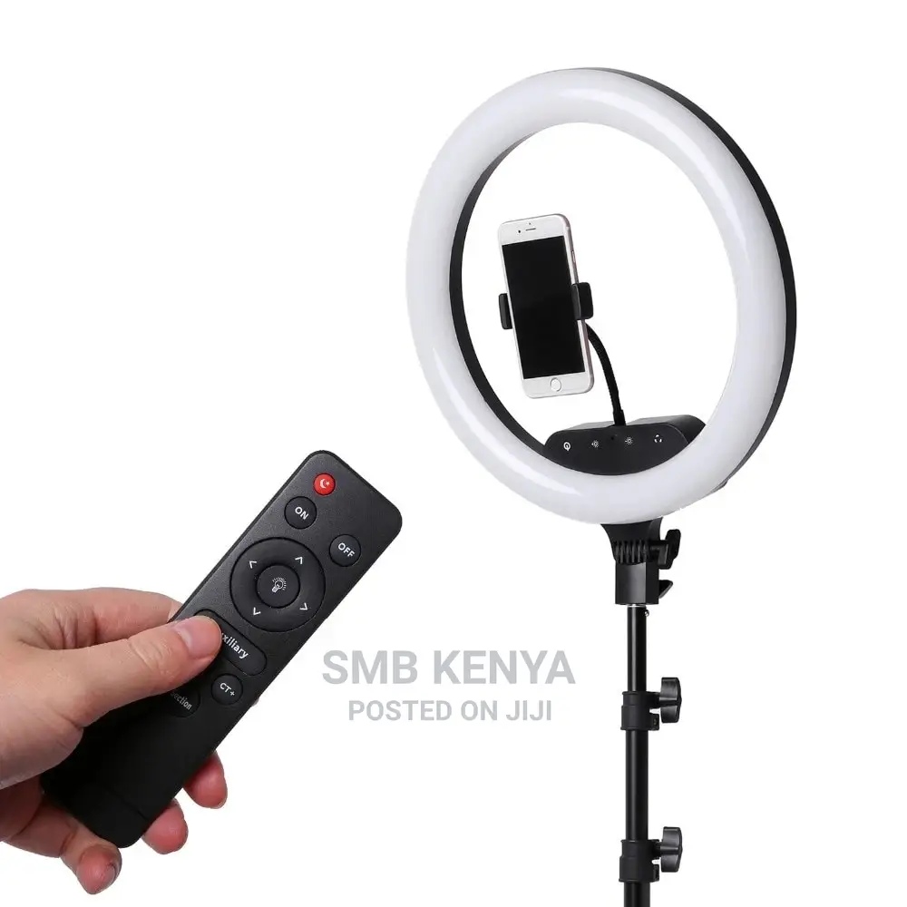 14 Inch Ring Light With Remote Control And Tripod (2 Meter)