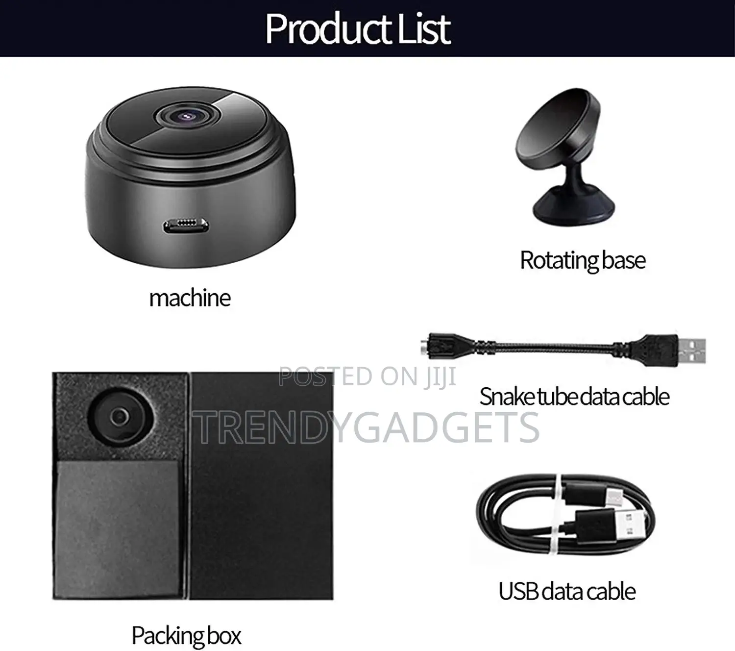 Hotselling HD 1080P DVR Wifi Spy Camera With Night Vision