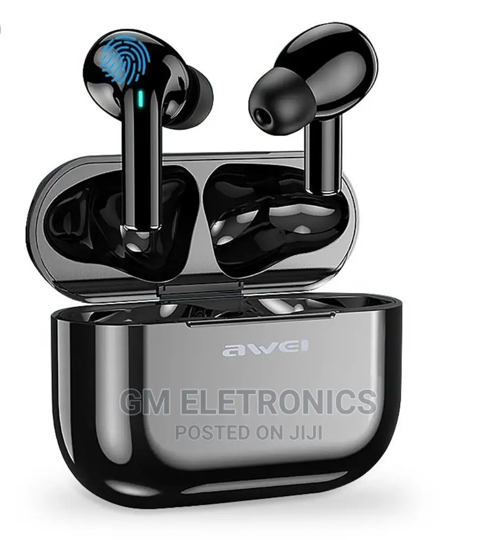 Awei Wireless Earbuds With Charging Case.