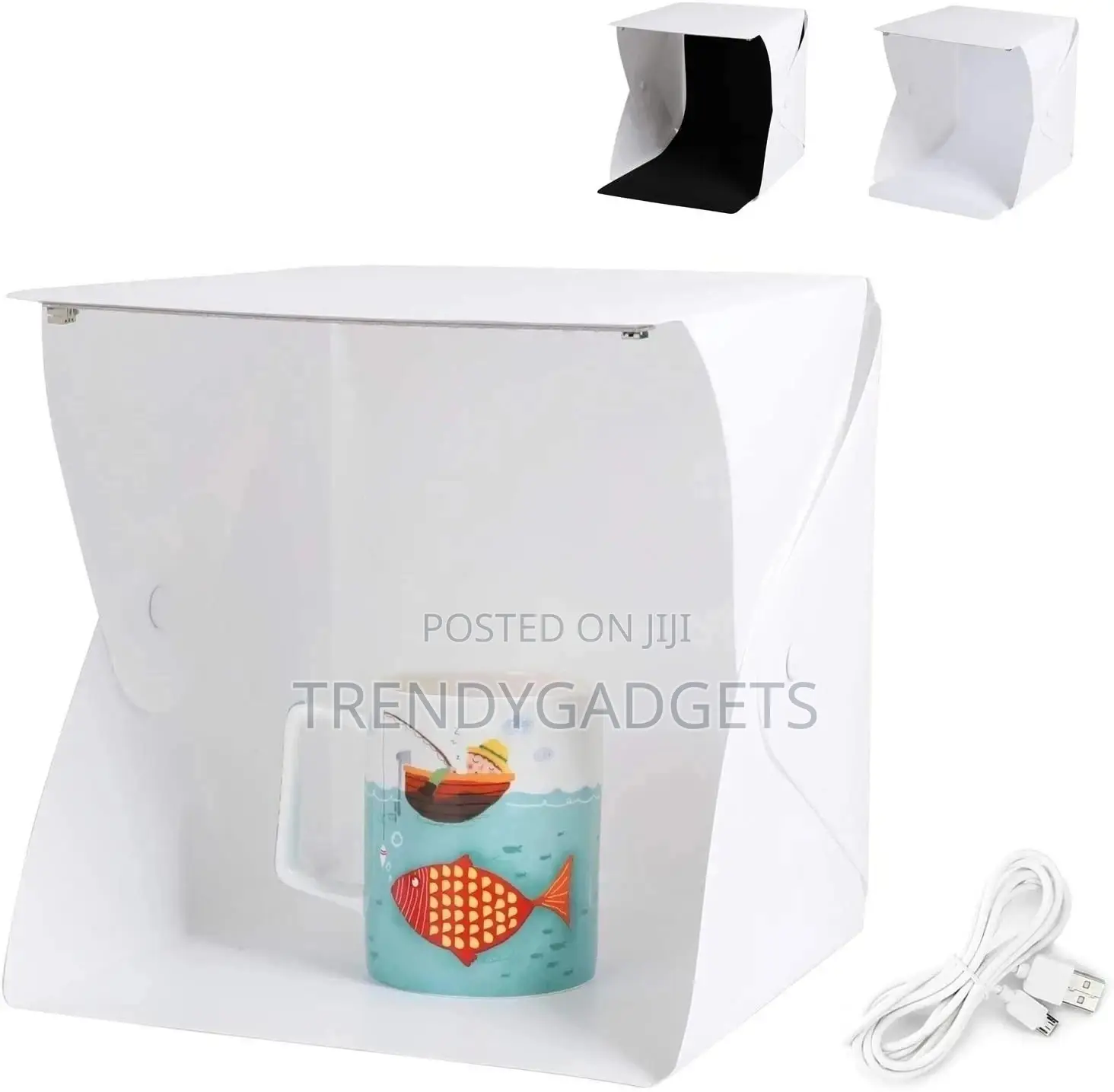 White Photostudio Foldable Lighting Kit