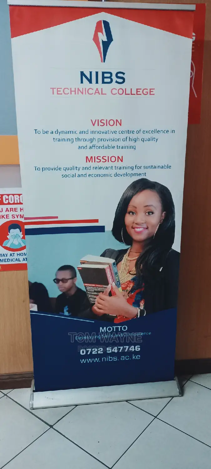 Roll Up Broadbase Banner Printing Plus Stand