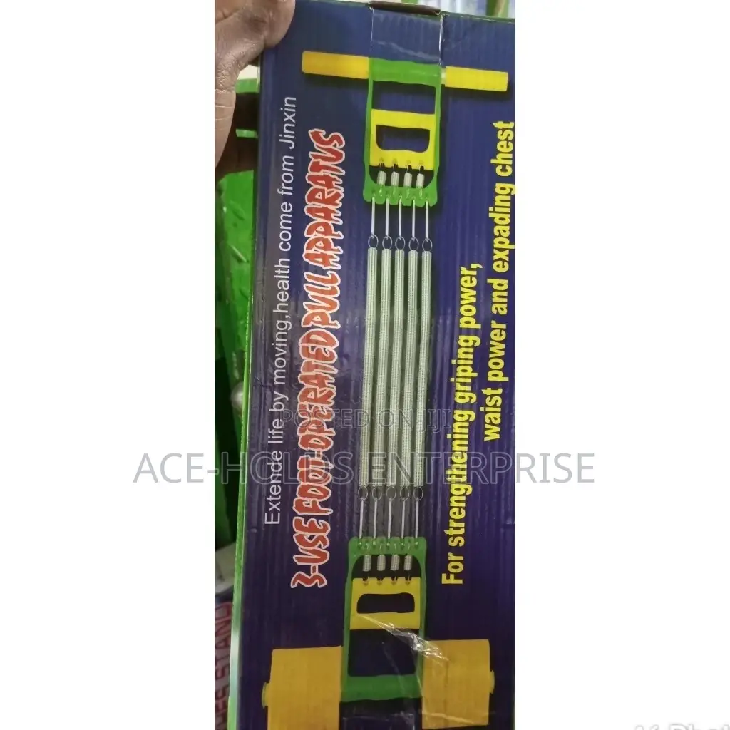 3-Use Foot Operated Pull Apparatus Chest Expender