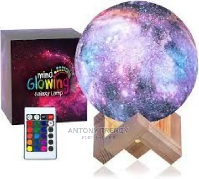 Galaxy Lamp 16 Colors 16CM Bedside Moon Lamp Kids Night Ligh