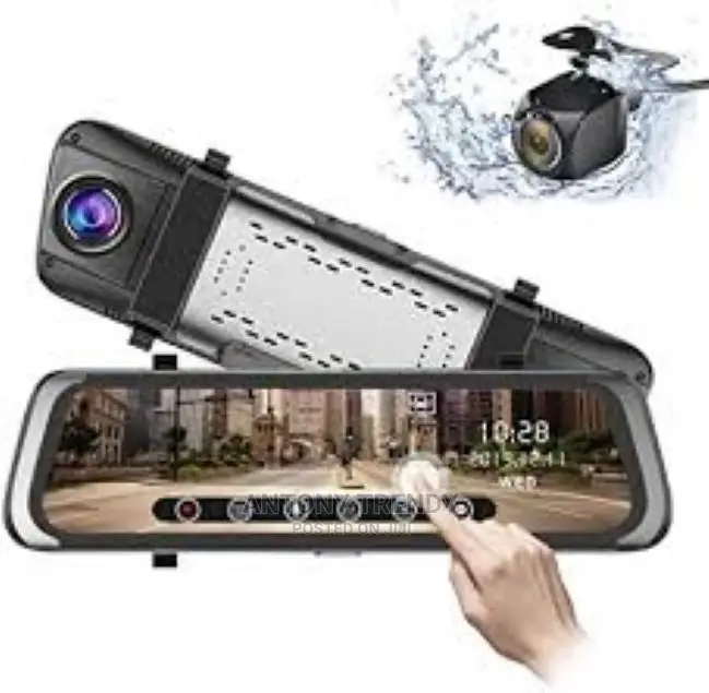 Mirror Dash Cam, 1080P HD 9.66" Streaming Media Full Touch S