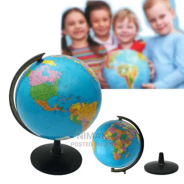 World Globe Earth Map for Home Office Desktop Decor,