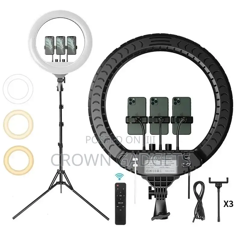 18'' Ringlight With Tripod Stand for Camera Makeup Youtube