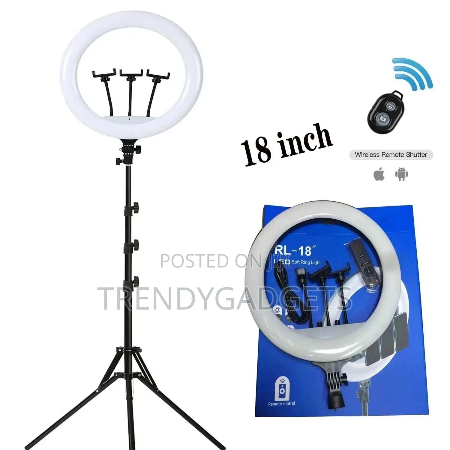 18 Inch Ringlight With Remote Control
