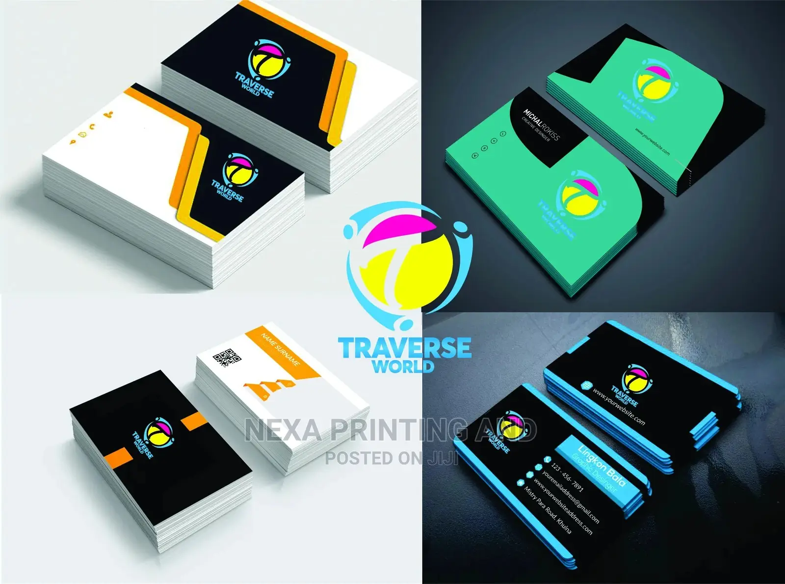 100 Business Cards Printing - Double-Sided