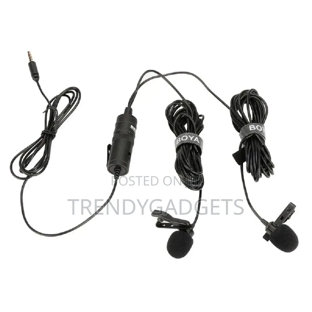BOYA BY-M1DM Dual Lavalier Universal Microphone
